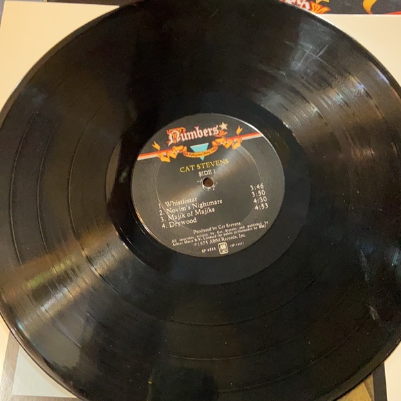 Vintage Cat Stevens Numbers Vinyl Album - Picture 6 of 8